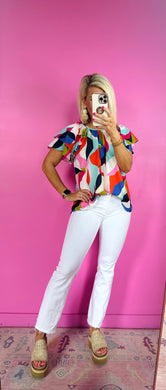 The Colorful Abstract Top