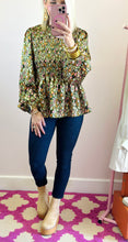 The Olive Cheetah Top