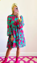 The Pink & Green Floral Dress