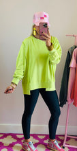 The Lime Split Front Top