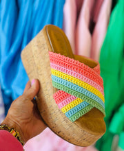 The Colorful Wedge Shoes