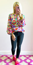 The Retro Printed Top by Karlie