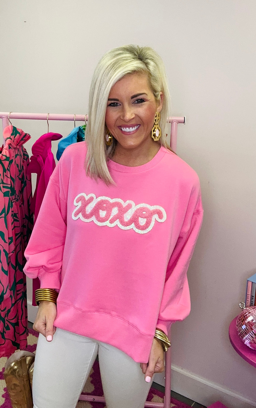 The XOXO Sweatshirt Top by Mary Square