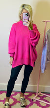 The Oversized Sweater Top in Pink