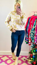 The Beige & Pink Sweater Top