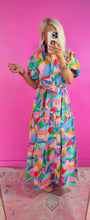 The Abstract Button Maxi Dress