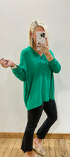 The Lightweight Kelly Green Sweater Top