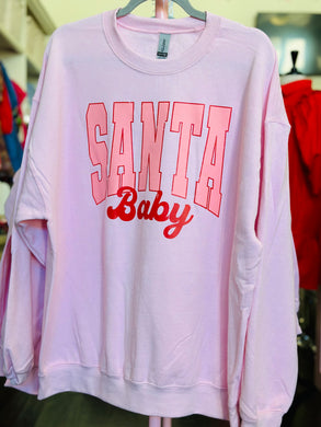 The Pink Santa Baby Top