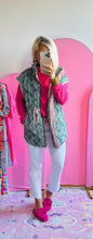 The Pink & Green Quilted Vest/ Jacket (Top)