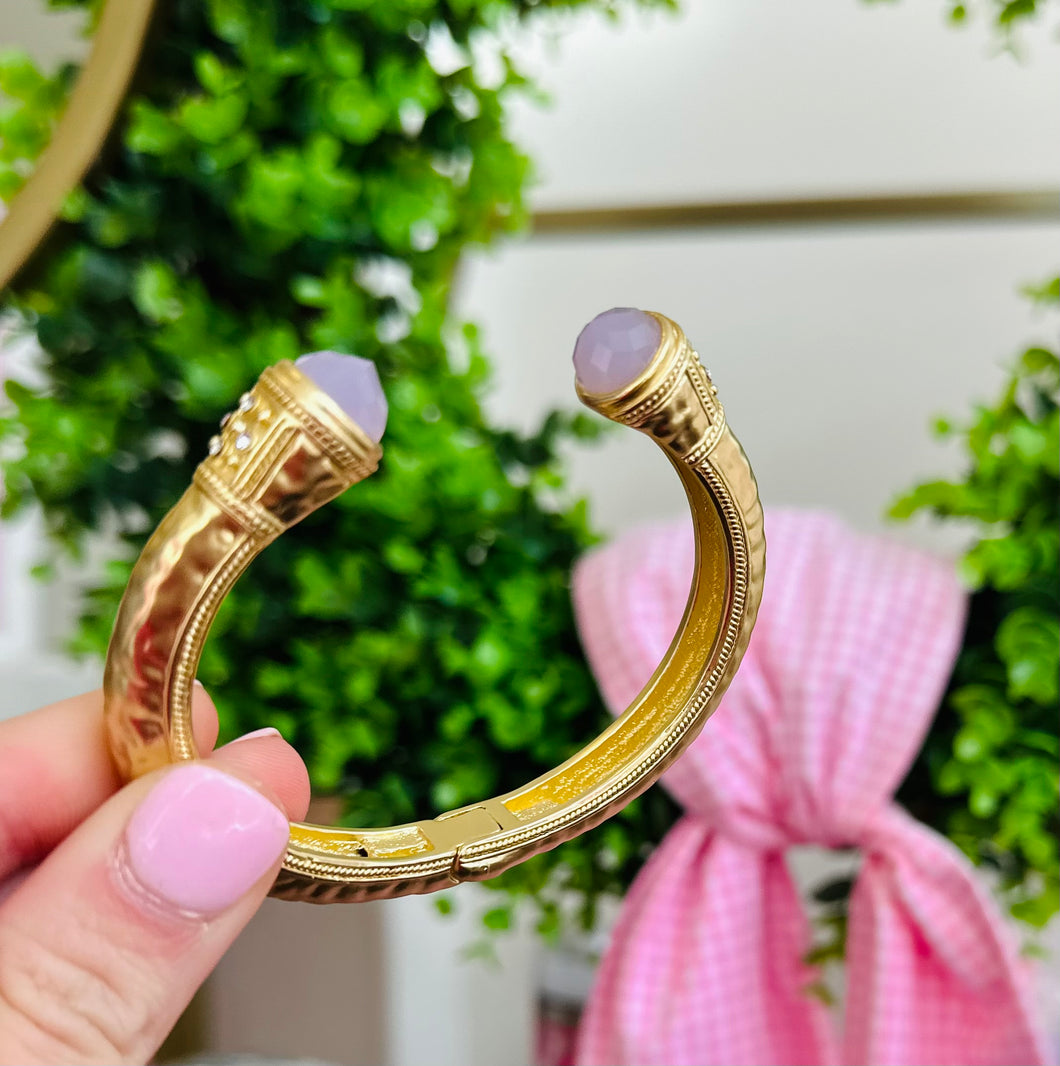 The Opal Stone Gold Cuff Bracelet