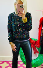 The Multicolor Sequin Sweater Top