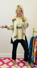 The Beige Tiger Sweater Top