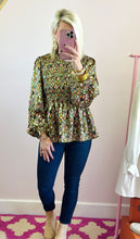 The Olive Cheetah Top