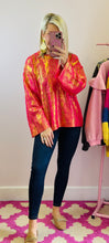 The Pink & Gold Sweater Top