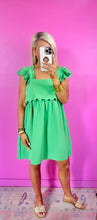 The Kelly Green Scallop Dress