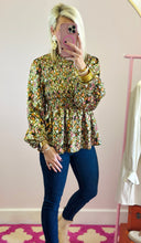 The Olive Cheetah Top