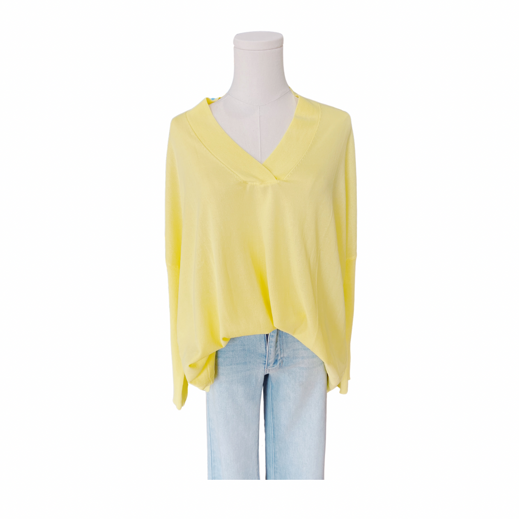 Lightweight Yellow Sweater Top