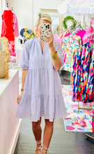 Girl's Day Dress in Lilac Gingham