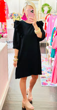 The French Terry Dress in Black