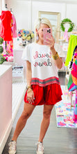 The Red Shimmer Shorts