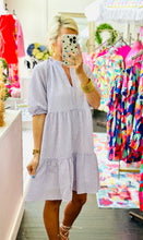 Girl's Day Dress in Lilac Gingham
